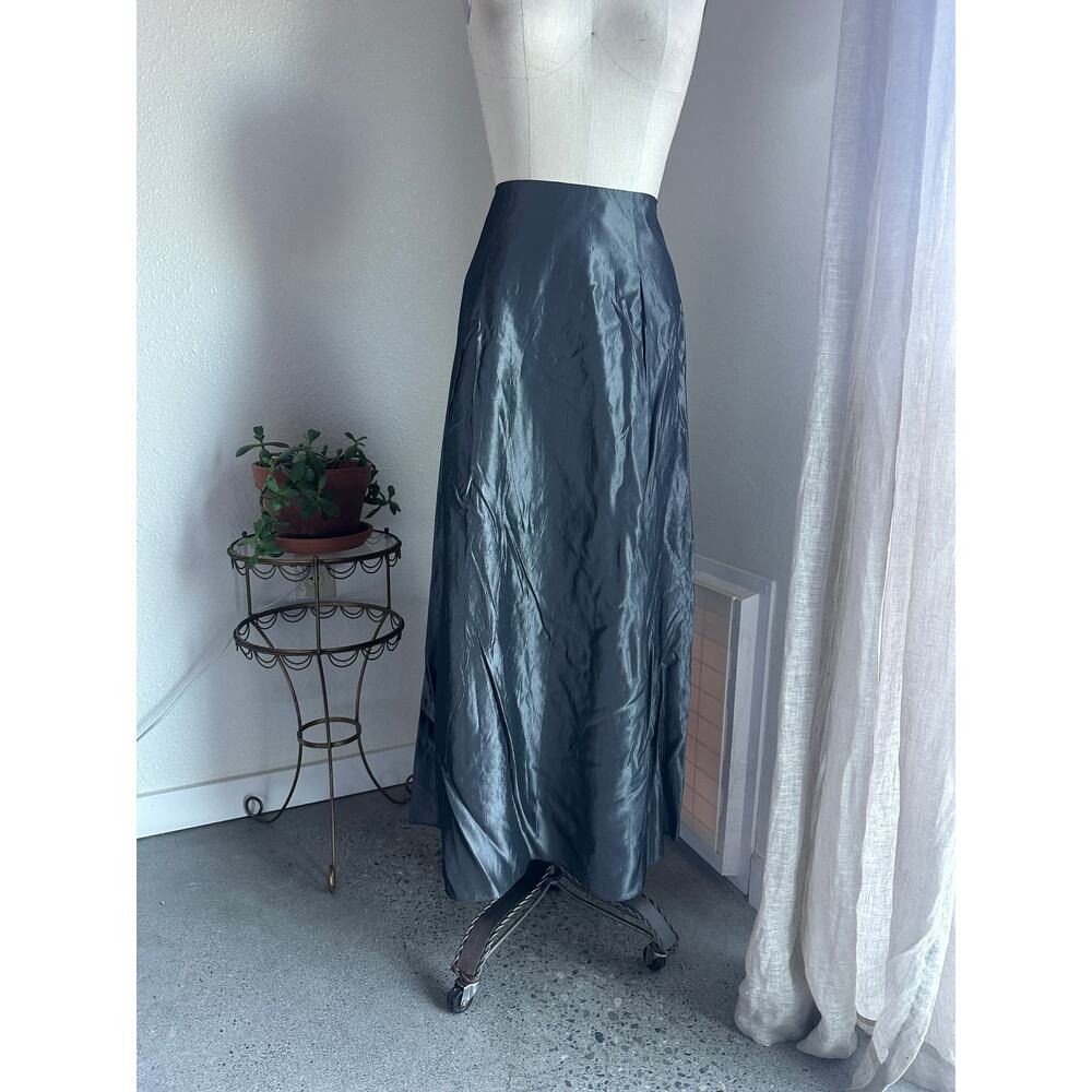 A Fortiori Women’s M Skirt Charcoal Grey Maxi Skirt Full Length Formal